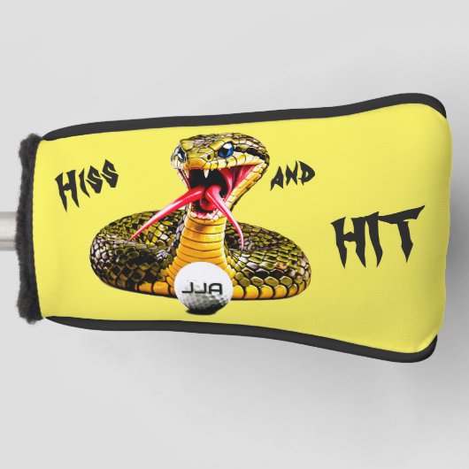Leuk Gepersonaliseerd Cadeau -slang Golfheadcover (Voorkant)