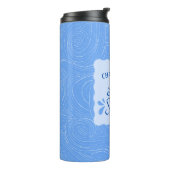 Leuk gepersonaliseerd "Last Splash" vrijgezellenfe Thermosbeker (Gedraaid links)