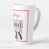 Leuk gepersonaliseerd. Misschien koffie, misschien Latte Mok (Rechterhoek)