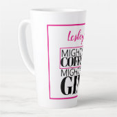 Leuk gepersonaliseerd. Misschien koffie, misschien Latte Mok (Linkerhoek)