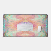 Leuk Gepersonaliseerd  Modern Patroon Kleurrijke B Bureaumat (Keyboard & Muis)