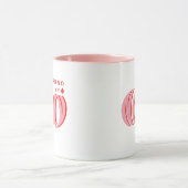 Leuk Gepersonaliseerd "Nancy" Roze en Rood, Beste Mok (Midden)