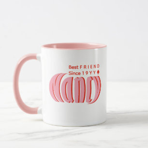Leuk Gepersonaliseerd "Nancy" Roze en Rood, Beste Mok