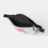 Leuk gepersonaliseerd roze monster Kind Fanny Pack Heuptasje (Open)