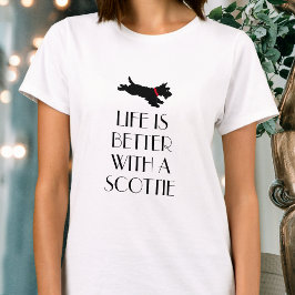 Leuk gepersonaliseerd Scottie Dog Gezegde T-shirt