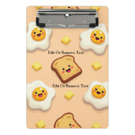 Leuk gepersonaliseerd voedsel thema klembord