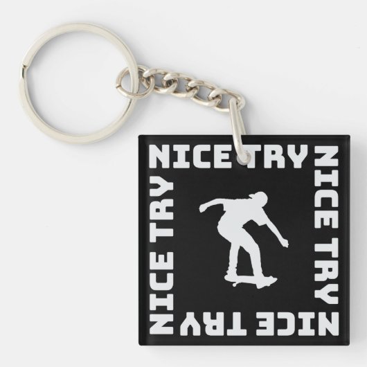 Leuk geprobeerd sleutelhanger (voorkant)