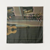 Leuk geschenk voor gitarist wandkleed (Voorkant (horizontaal))