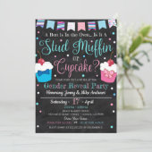 Leuk Geslacht onthullen Party uitnodiging (Staand voorkant)