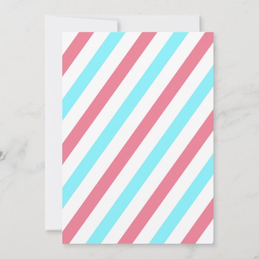 Leuk Geslacht onthullen Party uitnodiging (Achterkant)