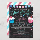 Leuk Geslacht onthullen Party uitnodiging (Voorkant / Achterkant)