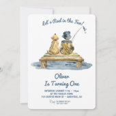 Leuk Gevist Jongen 1e Verjaardag Kaart (Voorkant)