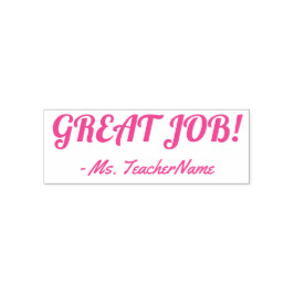 Leuk "GEWELDIG WERK!" Teacher Rubber Stamp Zelfinktende Stempel