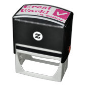 Leuk "Geweldig werk!" Tutor Rubber Stamp Zelfinktende Stempel (Product)