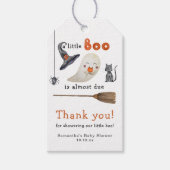 Leuk Ghost Baby shower Dank u Cadeaulabel (Voorkant)