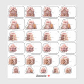 Leuk Gingerbread Cadeau Label Kerst (Vel)