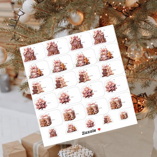 Leuk Gingerbread Cadeau Label Kerst