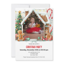 Leuk Gingerbread House Kerstfeest | Uw foto