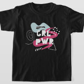 Leuk "Girl Power" Meisjes Basic T-shirt