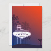 Leuk Glamoureus Las Vegas Vrijgezellenfeest Kaart (Achterkant)