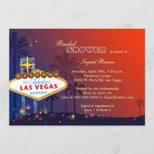 Leuk Glamoureus Las Vegas Vrijgezellenfeest Kaart