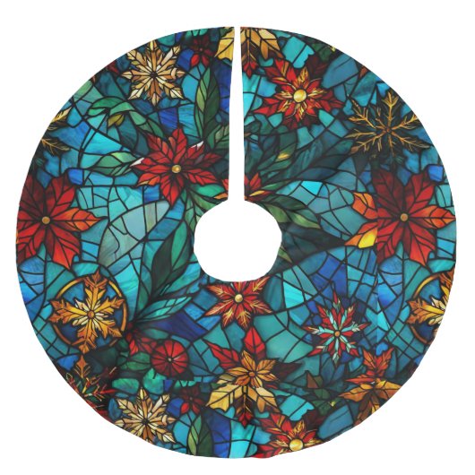 Leuk Glas in lood Kerstboom Base Hoesje omhoog Kerstboom Rok (Voorkant)