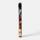 Leuk glas wijn iPhone 15 case (Linkerkant)