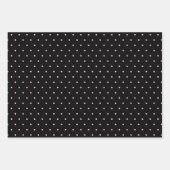 Leuk glimlachend roze polka dot lieveheersbeestje  inpakpapier vel (Voorkant 3)