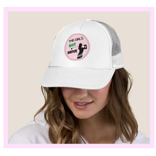 Leuk Golf Gal Swing Got Drive Naam Trucker Pet