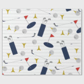 Leuk Golf inpakpapier (Vlak)