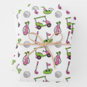 Leuk Golf Inpakpapier Vel (In situ)