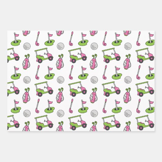 Leuk Golf Inpakpapier Vel (Voorkant)