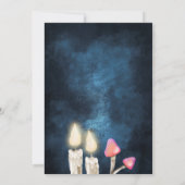 Leuk Gothic roze Poison Halloween Meisjes avond ui Kaart (Achterkant)