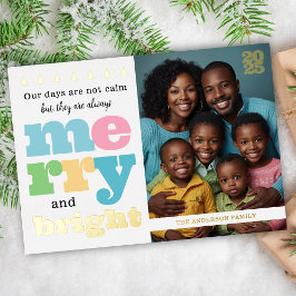 Leuk Goud Retro Plat Vrolijk en Helder Groot Gezin Folie Uitnodiging