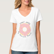 Leuk grapje cute DONUT Roze T-Shirt