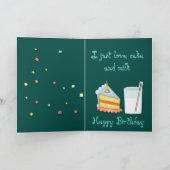 Leuk & Grappig Basset Hound op de Kaart w/Cake van (Binnen)