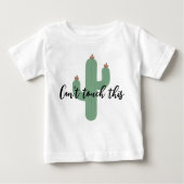 Leuk Grappig Cactus Baby Kinder Shirt (Voorkant)