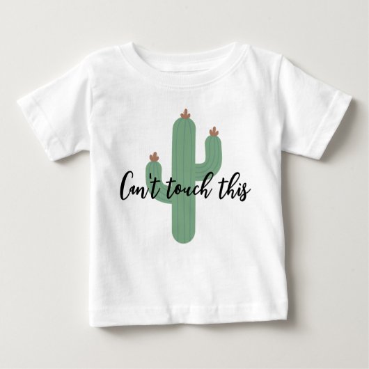 Leuk Grappig Cactus Baby Kinder Shirt (Voorkant)