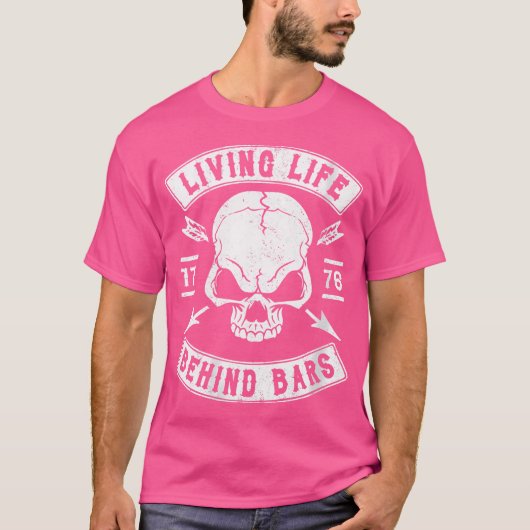 Leuk Grappig Motorfiets Motor Motorrijder T-shirt (Voorkant)