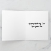 Leuk grappig papa grap ontwerp wenskaart kaart (Binnen)