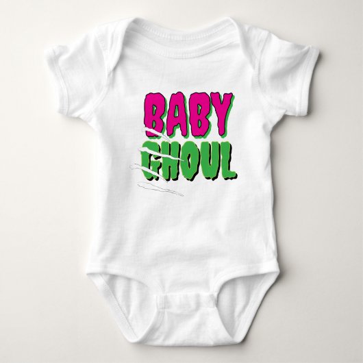 Leuk Grappig Schattige 'Baby Ghoul' Romper (Voorkant)