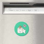 Leuk Grappig toiletpapier dromen eenhoorn Magneet (Insitu (Vaatwasser))