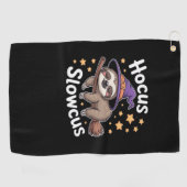 Leuk Grappige Luiaard Halloween Essential T-Shirt Golfhanddoek (Horizontaal)