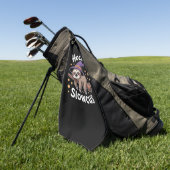 Leuk Grappige Luiaard Halloween Essential T-Shirt Golfhanddoek (Groen)