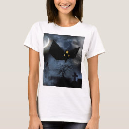 Leuk griezelig ontwerp voor Halloween T-shirt