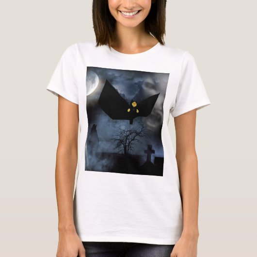 Leuk griezelig ontwerp voor Halloween T-shirt (Voorkant)