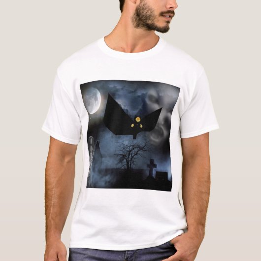 Leuk griezelig ontwerp voor Halloween T-shirt (Voorkant)