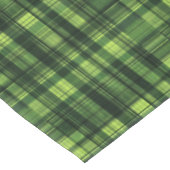 Leuk groen geruit patroon tafelkleed (Gekanteld)