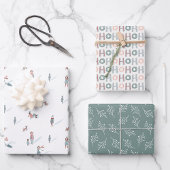 Leuk groen kerst inpakpapier