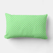 Leuk Groen Stippenpatroon Kussen (Voorkant)